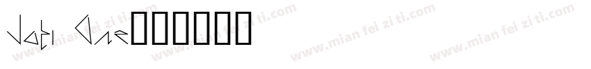 Joti One字体转换